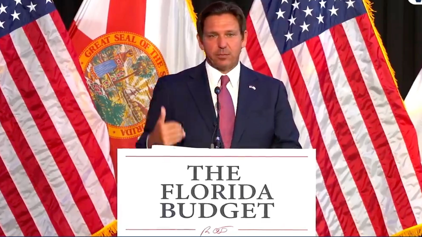 Ron Desantis Signing Budget Cuts